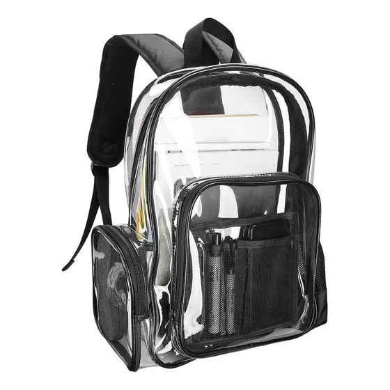 1 Procase Mochila Transparente Plástica Grande, Mochila