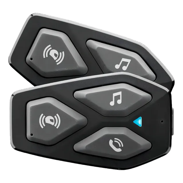 Intercomunicador Capacete Ucom3 Interphone Brasil Preto