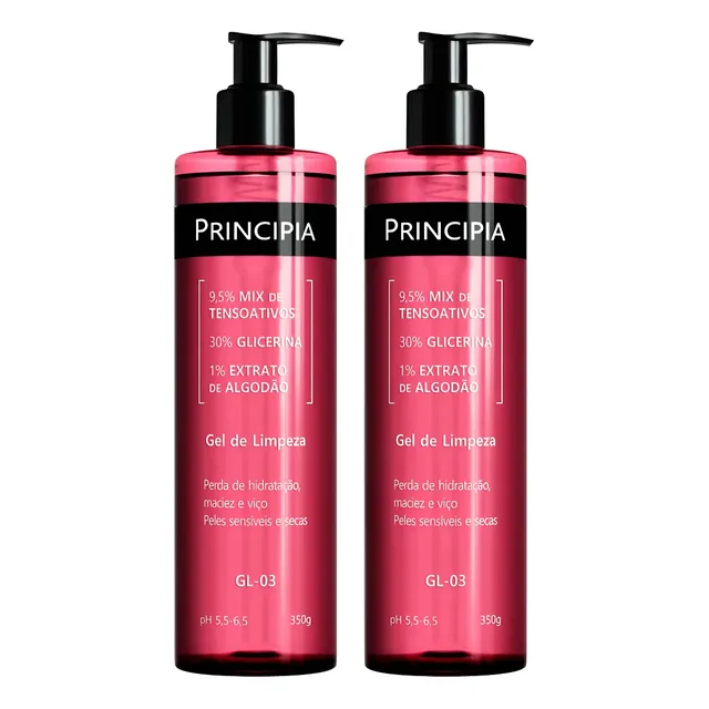 Principia Kit C/ 2 Gel De Limpeza Facial Gl-03 350g