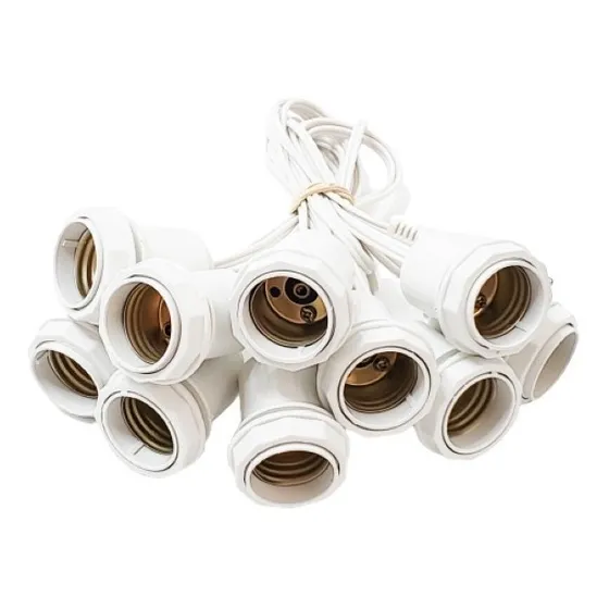 Kit Instalação Camarim 12 Soquetes + 12lampadas 5w + Frete G