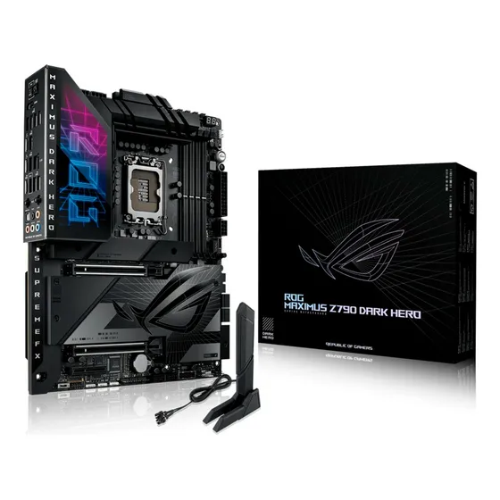 Placa Mãe Asus Rog Maximus Z790 Dark Hero Lga1700 Atx 4xddr5 Cor Preto
