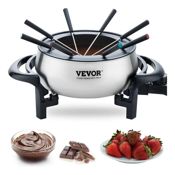 Juego De Olla De Fondue De Vevor, Melter De 3 Qt Para Queso