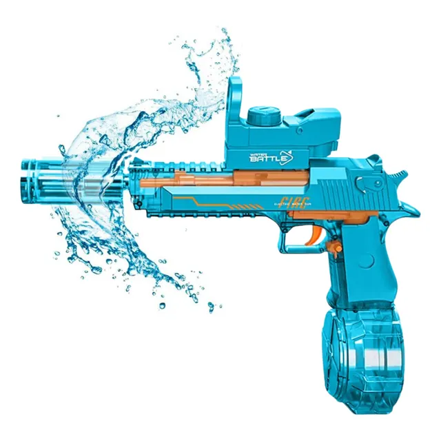 Pistola De Agua Carnaval Eléctrica Luz Led Water Gun