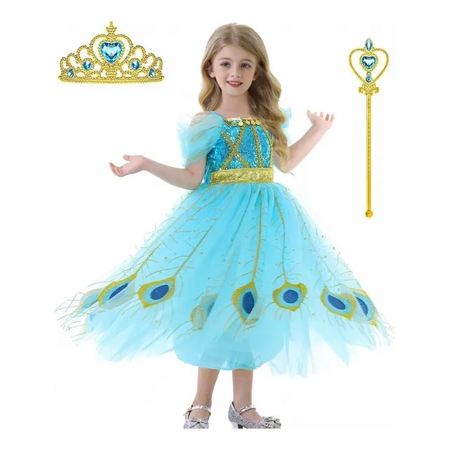 Vestido Jasmine Disfraz De Princesa Aladdin For Niñas
