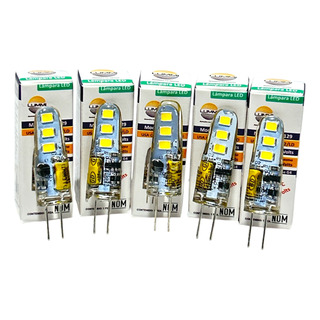 Foco Cacahuate Smd De Resina 2w Base G4 12v Lummi 5pz Foco Cacahuate Smd De Resina 2w Base G4 12v Lummi 5pz