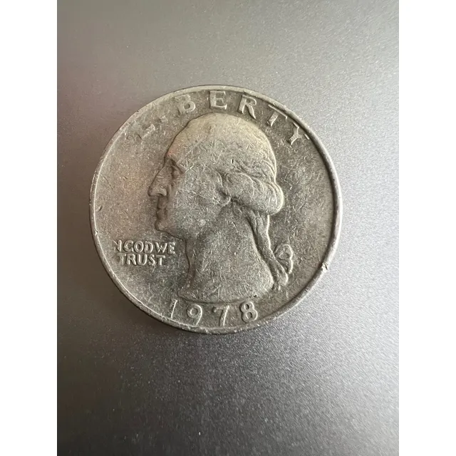 Moneda 1/4 Dólar Plata Ee.uu. 1978 Redonda