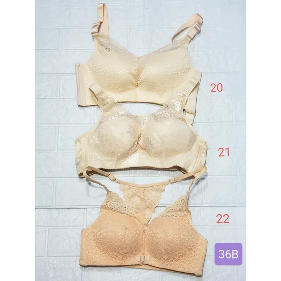 Sosten Brasier Beige T36  Push Up Ropa Interior Femenina 