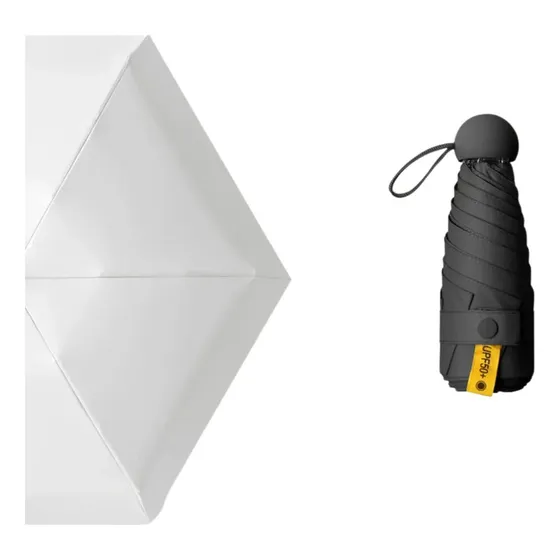 Mini Sombrillas Pequeñas Paraguas Plegable Con Proteccion Uv