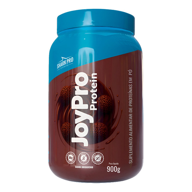 Whey Protein Joypro Pote 900g Sabor Brigadeiro Shark Pro Whey Protein Joypro Pote 900g Sabor Brigadeiro Shark Pro
