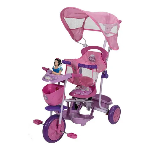 Triciclo Infantil Disney Princesas Violeta Xg-8001 Nt2 1359 Color Rosa