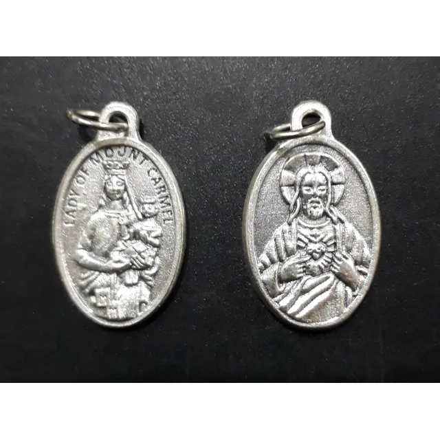 Pack 3 Medallas Italianas Religiosas Con Relieve