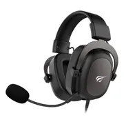 Audífonos Gaming Headphones Micrófono 53mm H2002d Para Ps3/ps4/ps5/xbox/pc Havit Color Negro
