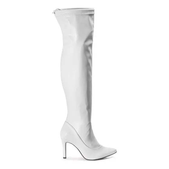 Botas Bucanera Vizzano Strech Mujer Caña Alta Taco Aguja 9cm