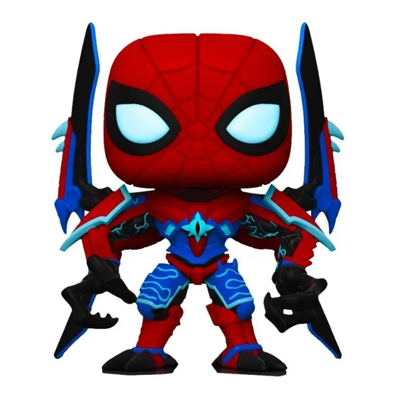 Funko Pop Spiderman Mechstrike Monster Hunters * Glow Chase