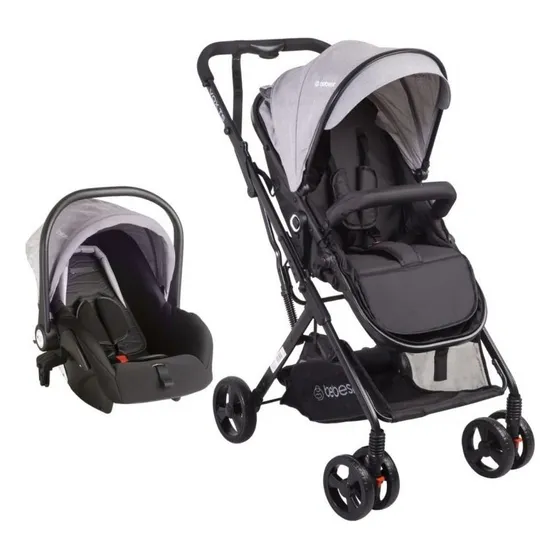 Coche De Bebe Bebesit Vox Moises Con Babysilla Y Cubrepies