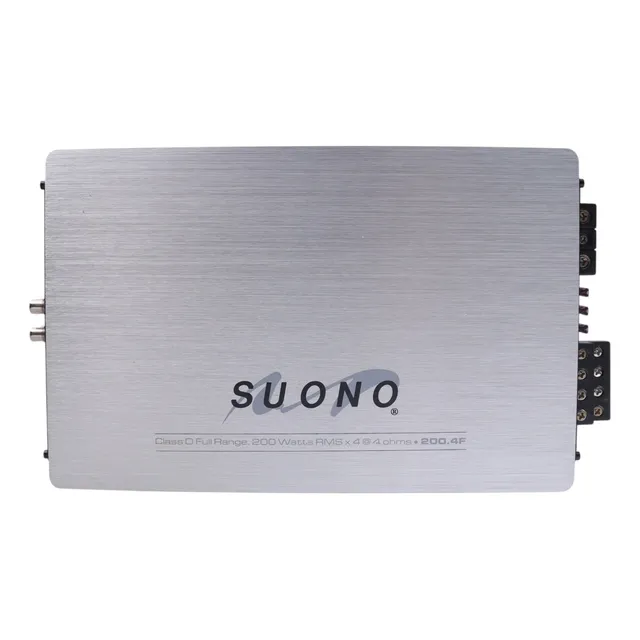 Amplificador Suono 200.4f Clase D 4 Canales 200w