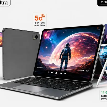 Tablet Yinber S10 Ultra 5G com Teclado e Caneta, 13.2" 16GB RAM e 1024GB