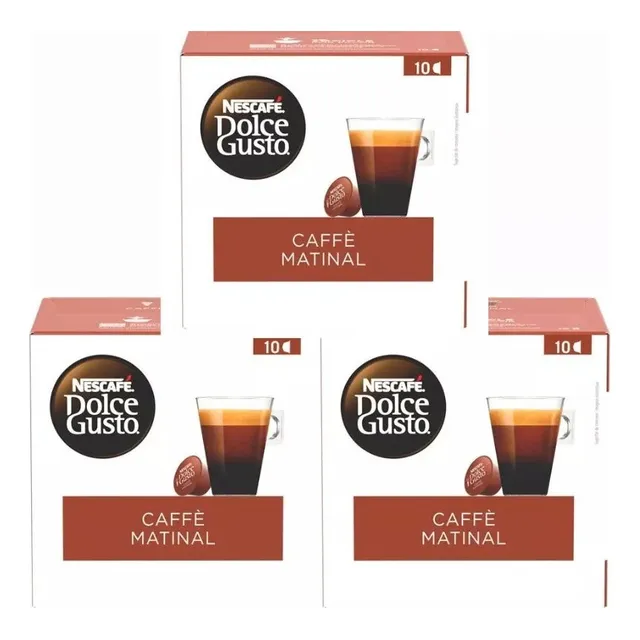 Pack X 3 Cajas De Capsulas Nescafe Dolce Gusto Café Matinal!