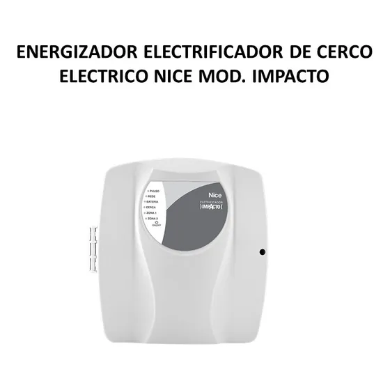 Energizador De Cerco Electrico Nice Mod. Impacto