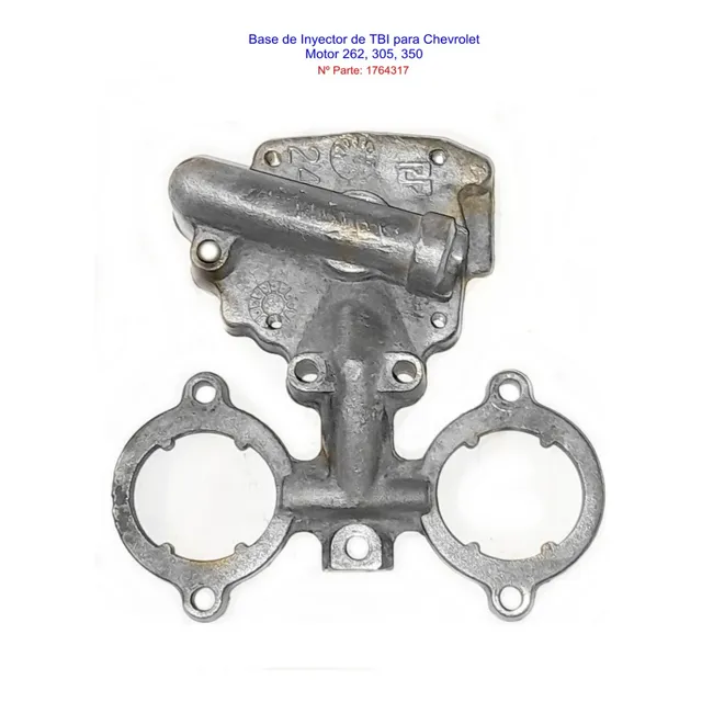 Base De Inyector Tbi Para Chevrolet Motor 262, 305. 350