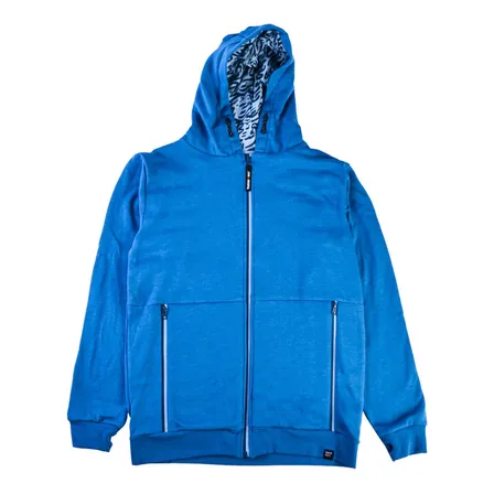 Poleron Con Capucha Niño Azul Pillin