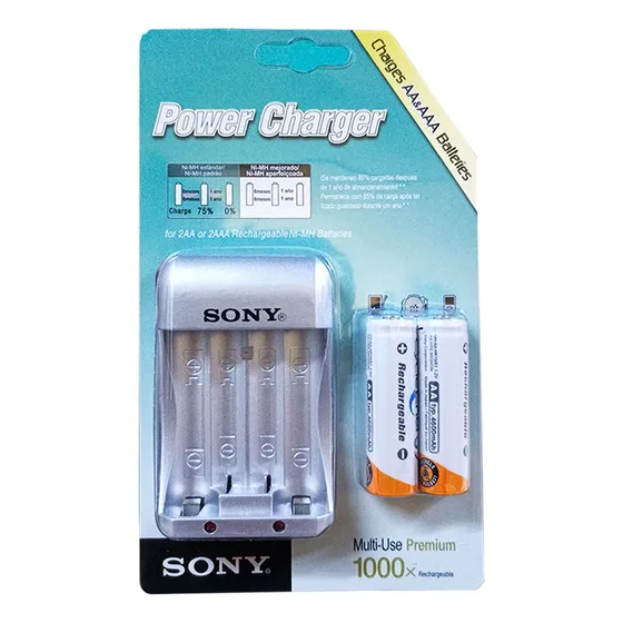 Cargador De Pilas Sony Triple Aaa Hk-2106