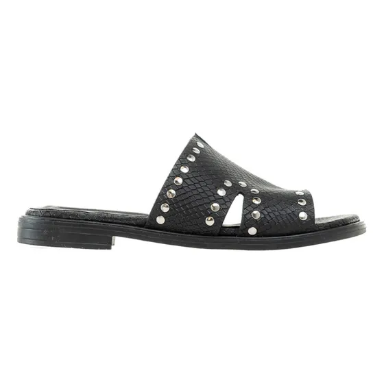 Sandalias Mujer Tiras Con Tachas Hueso Saral Heyas