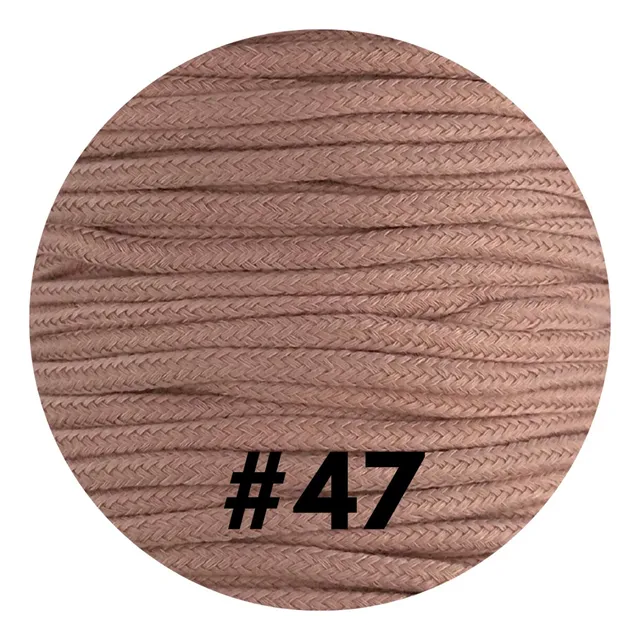 Cordon Macrame Crochet Trenzado Con Alma 5 Mm