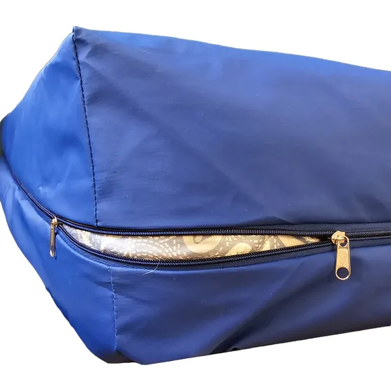Funda Cubre Colchón Pvc Impermeable Entera Cierre 2 1/2 Plz