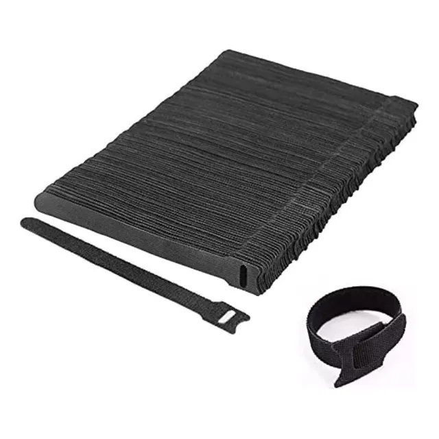 100 Und Organizador De Cable Reusable Pega Universal- Velcro