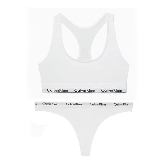 Conjunto Calvin Klein Ropa Interior Originales Blanco M