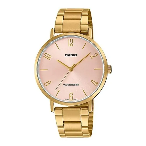 Reloj Mujer Casio Ltp-vt01g-4b Dorado Análogo