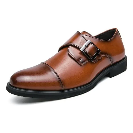 Zapatos Formales Monk Straps Para Hombre, Tallas 38-48