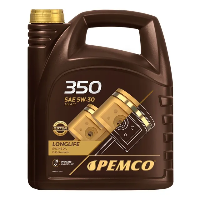 Aceite Para Motor Sintetico Pemco 350 Sae 5w30 4lt-mimbral
