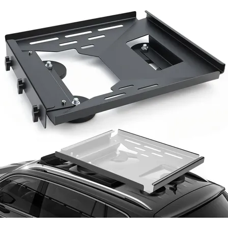 Suporte Para Starlink Mini Em Aço Carbono Para Teto De Carro Preto