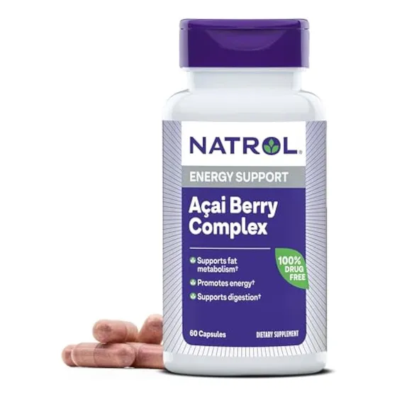 Natrol Acai Berry, Suplemento Dietético, Antioxidante