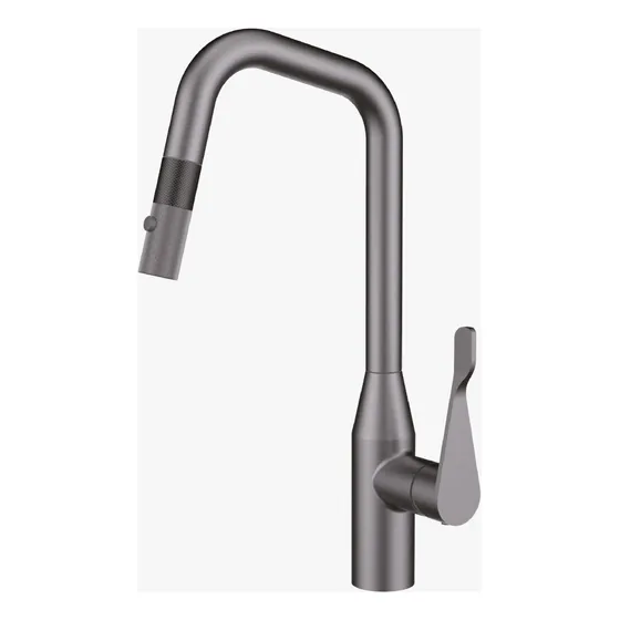 Fp Griferia Monomando Fregadero Innovate Gun Metal 02gf900