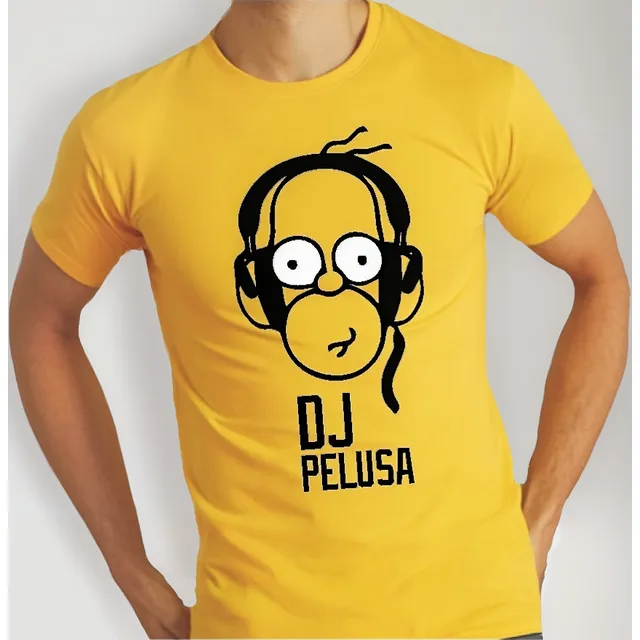 Remera Dj Con Tu Nombre Homero Boliche Dance Retro Regalo