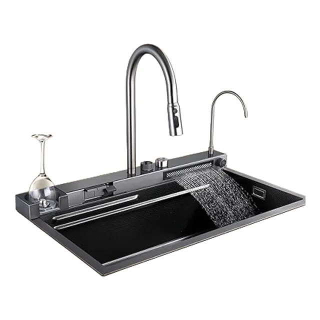 Fregadero De Cocina Inteligente De Acero Inoxidable