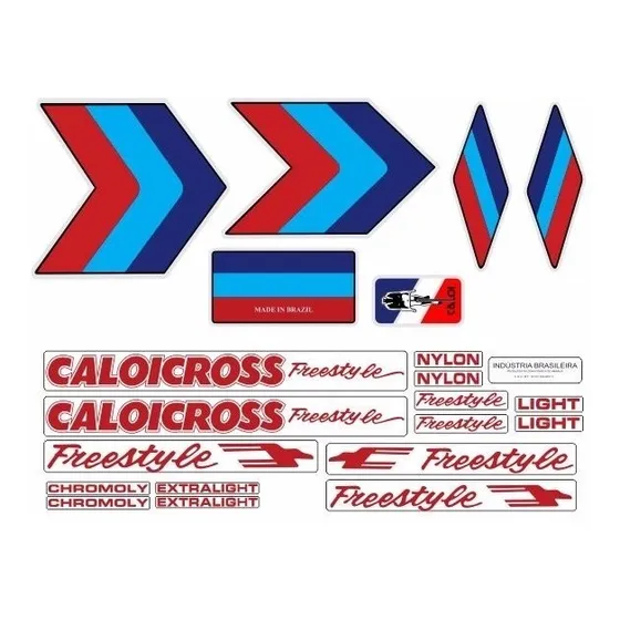 Adesivos Para A Caloicross Freestyle - Frete Grátis