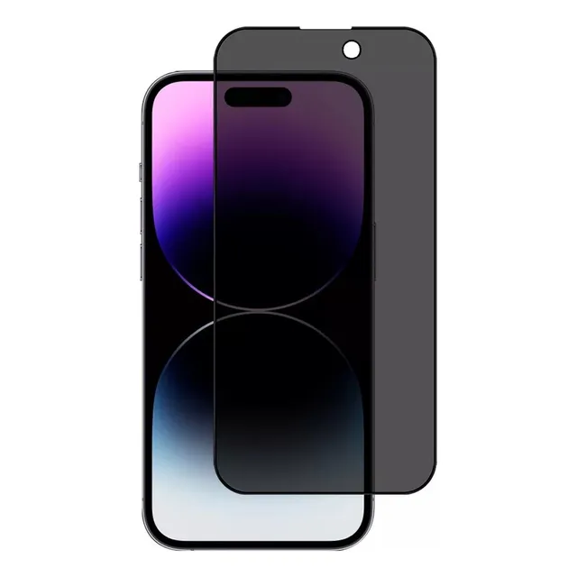 Vidrio Templado Anti Espía Full Para iPhone 15 Al 15 Pro Max