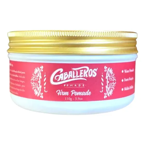 Pomada Firm Alta Fixação Efeito Brilho 110g Caballeros