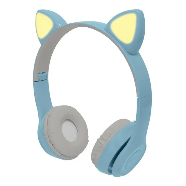 Audífonos Perfect Choice Pc-116981 Kids Catto 3.5mm Azu /vc Color Azul