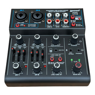 Mesa De Som 6 Canais Interface Usb Para Stream Mix2 - Lexsen Mesa De Som 6 Canais Interface Usb Para Stream Mix2 - Lexsen