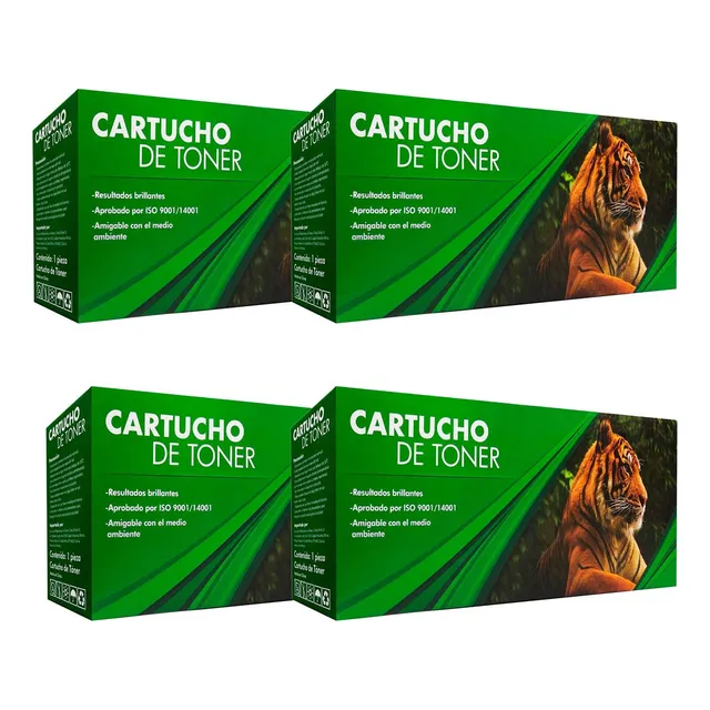Kit 4 Toner Compatible Con 85a Ce285a 35a 36a P1102w P1109w Tinta Negro