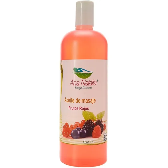 Aceite Masaje Spa Frutos Rojos 1 L Ana Natalia