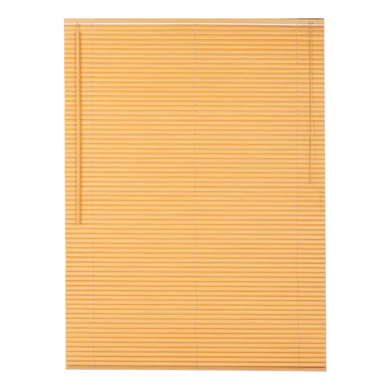Persiana Horizontal Enrollable Pvc 160x120 Ajustable Moderna Color Ocre