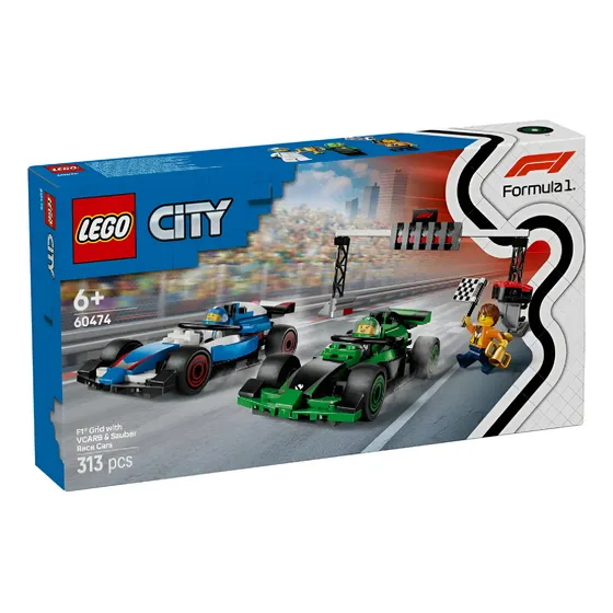 Lego City Parrilla De F1coches De Carreras Y Sauber 60474