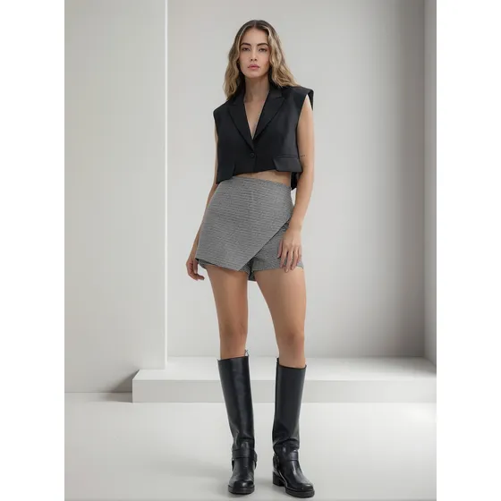 Short Para Mujer  Marca Seven En Color Crema #28191012