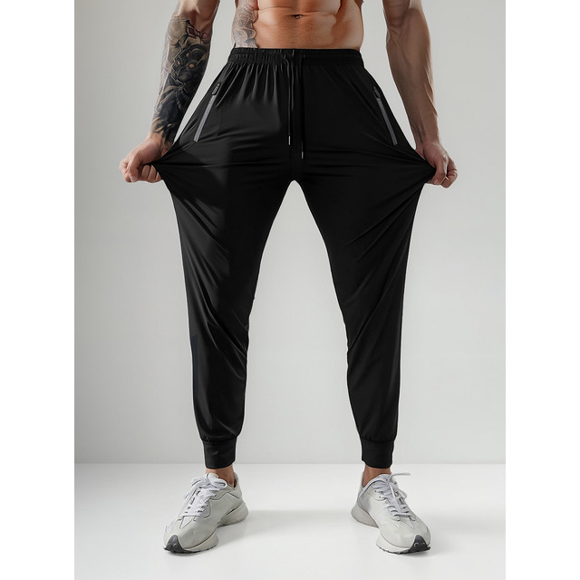 Calça Masculina Tactel Jogger Esportiva Academia Slim Treino Calça Masculina Tactel Jogger Esportiva Academia Slim Treino